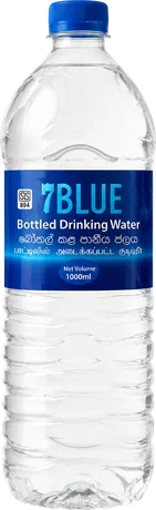 7Blue 1 litre PET bottle