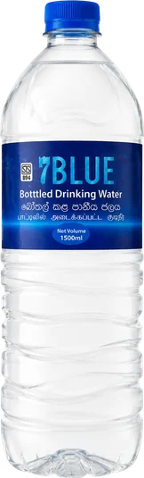 7Blue 1.5 litre PET bottle